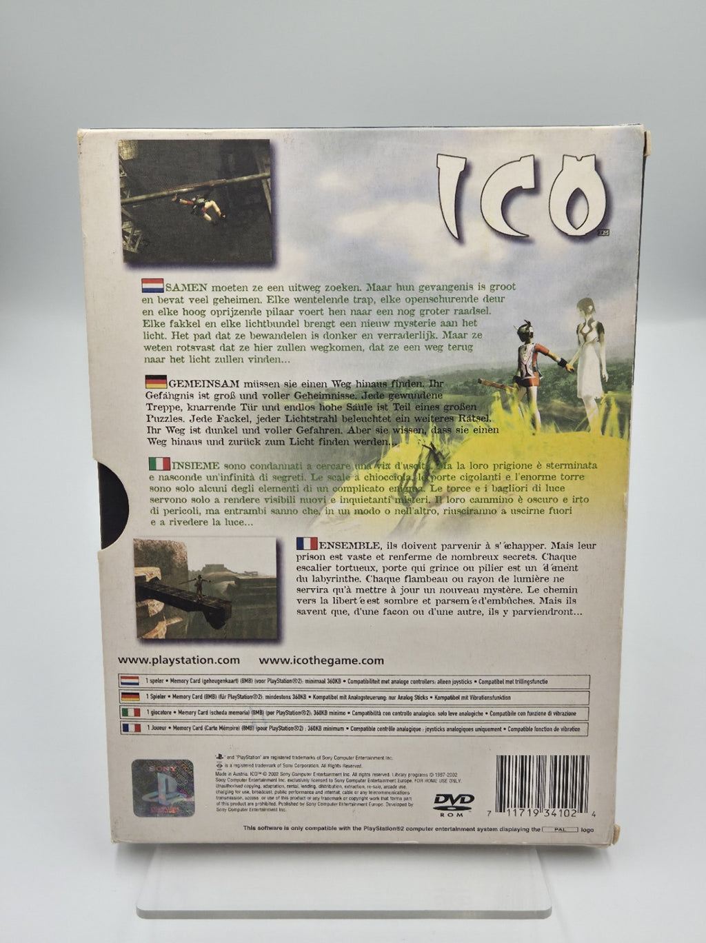 PS2 Spiel Ico Limited Edition mit OVP und Anleitung Multilingual 