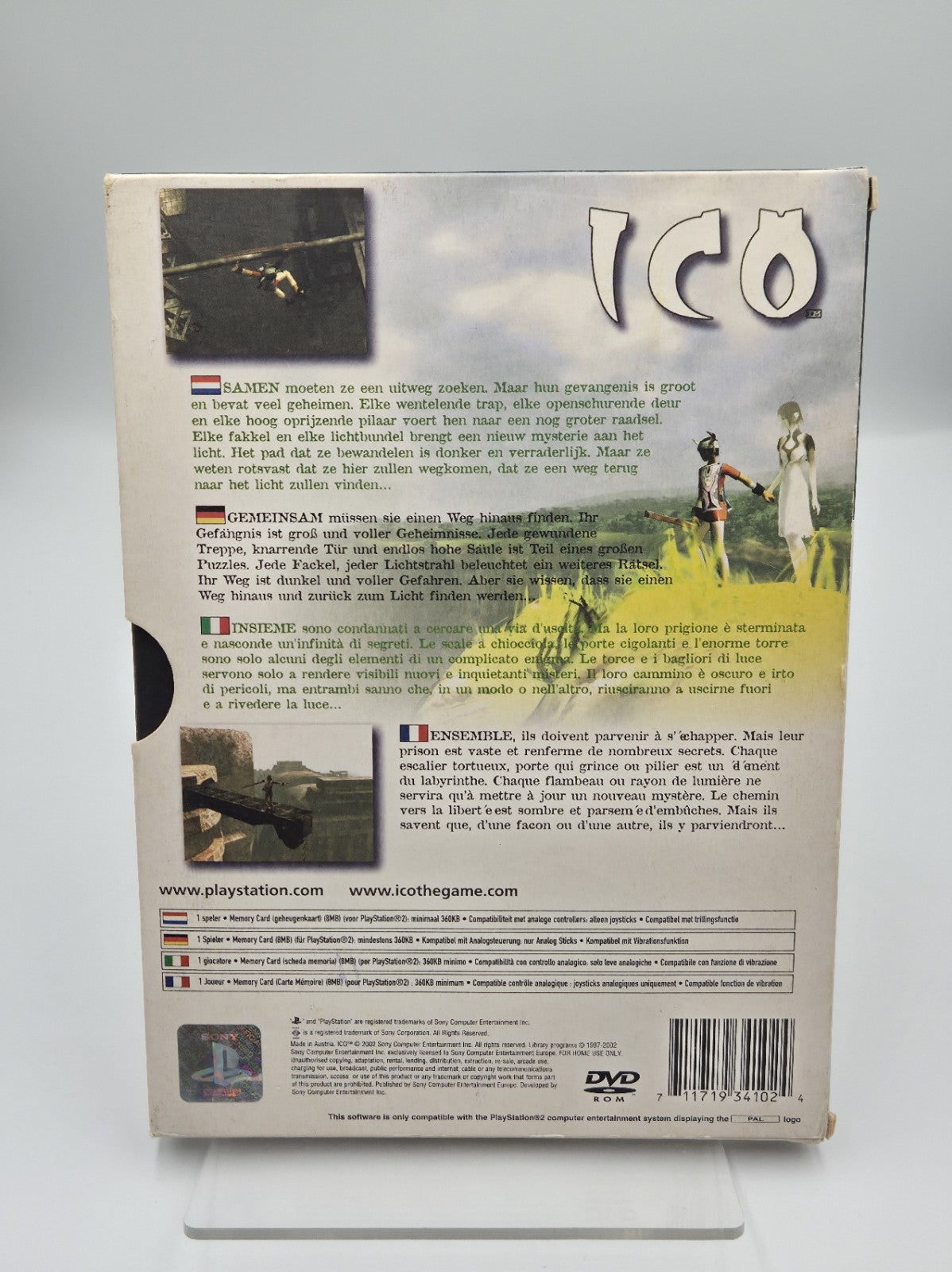 PS2 Spiel Ico Limited Edition mit OVP und Anleitung Multilingual 