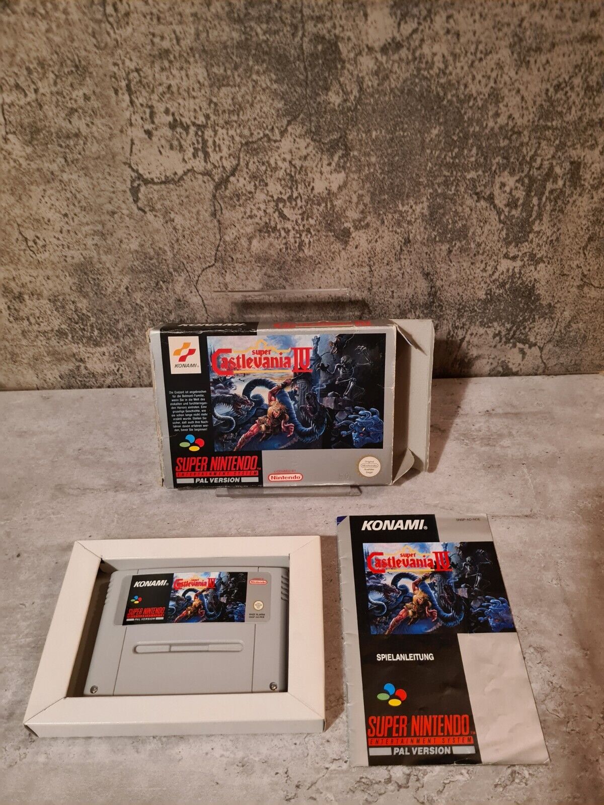 SNES Super Nintendo Super Castlevania IV mit OVP und Anleitung NOE - T-Retro-Games 