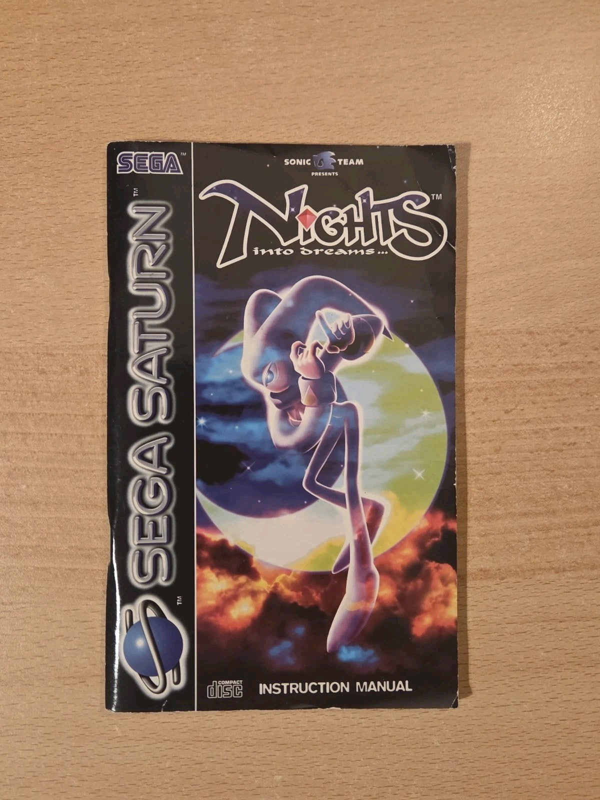Sega Saturn Nights into Dreams  Spielanleitung Instruction Booklet 