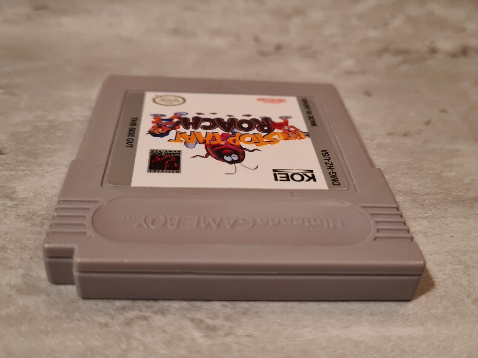 Nintendo Game Boy Classic Spiel Stop That Roach Modul USA - T-Retro-Games 