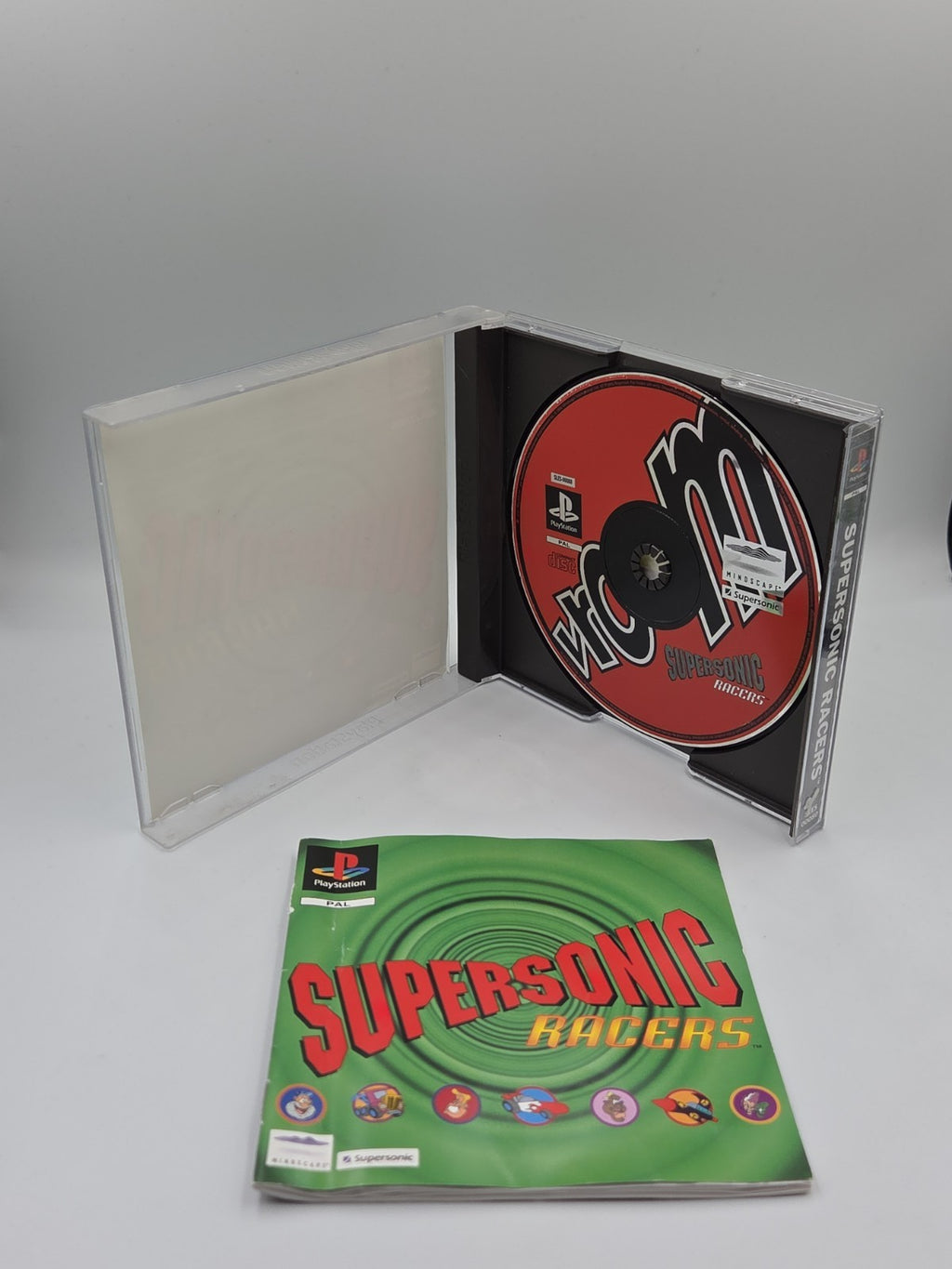PS1 Playstation 1 Spiel Supersonic Racers mit OVP und Anleitung Deutsch
