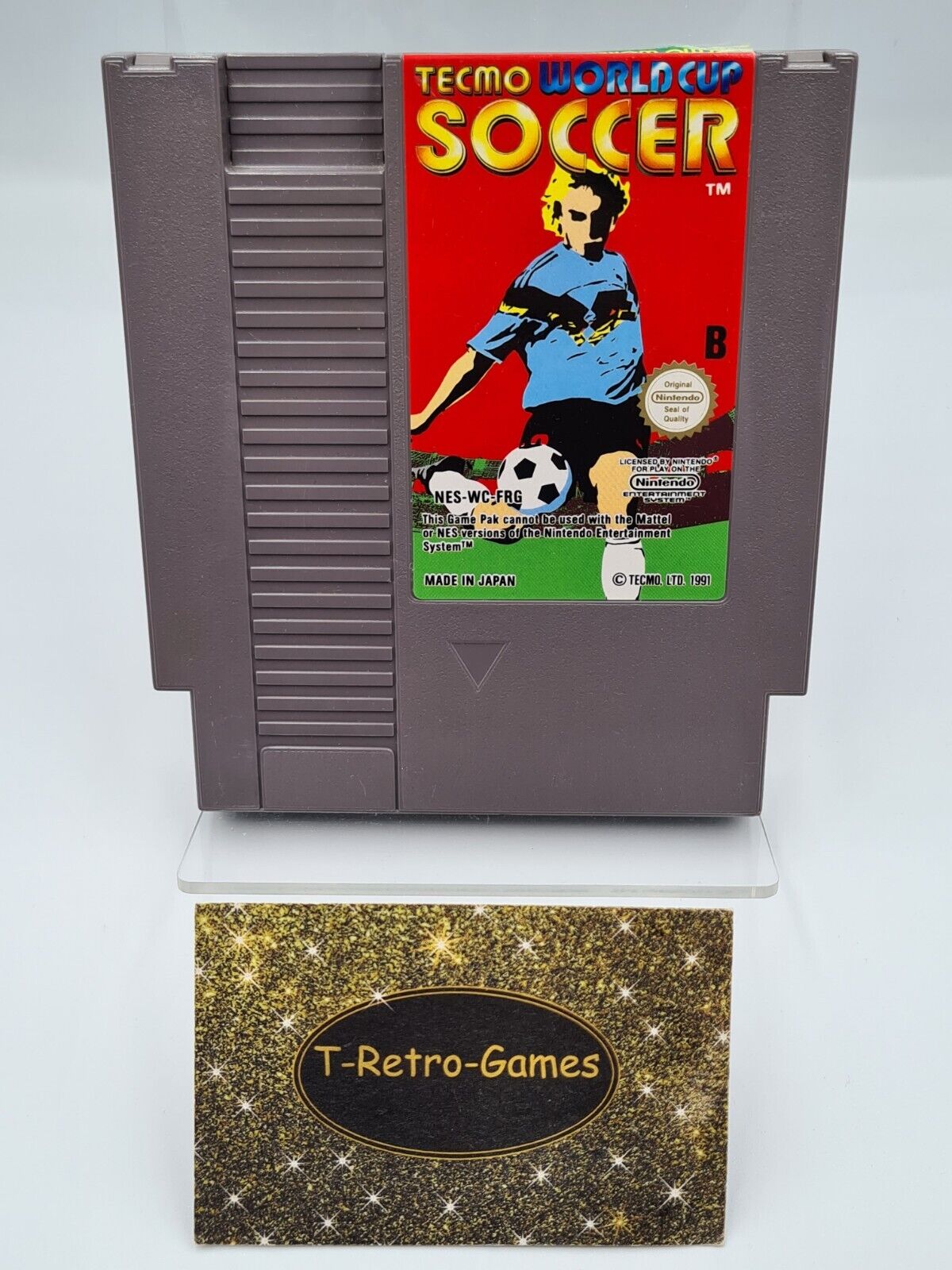 Nintendo NES Tecmo World Cup Soccer Modul FRG - T-Retro-Games 