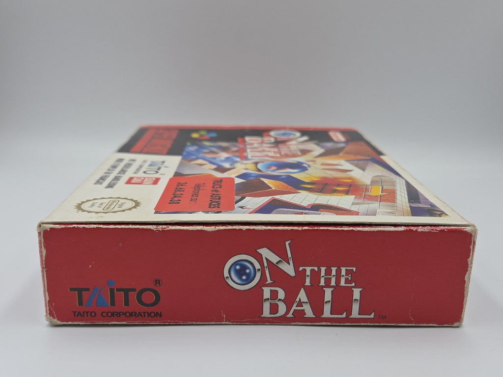 SNES Super Nintendo On The Ball mit OVP und Anleitung FAH