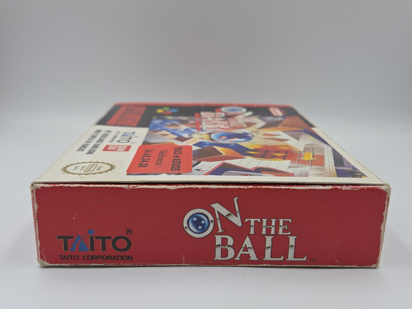 SNES Super Nintendo On The Ball mit OVP und Anleitung FAH