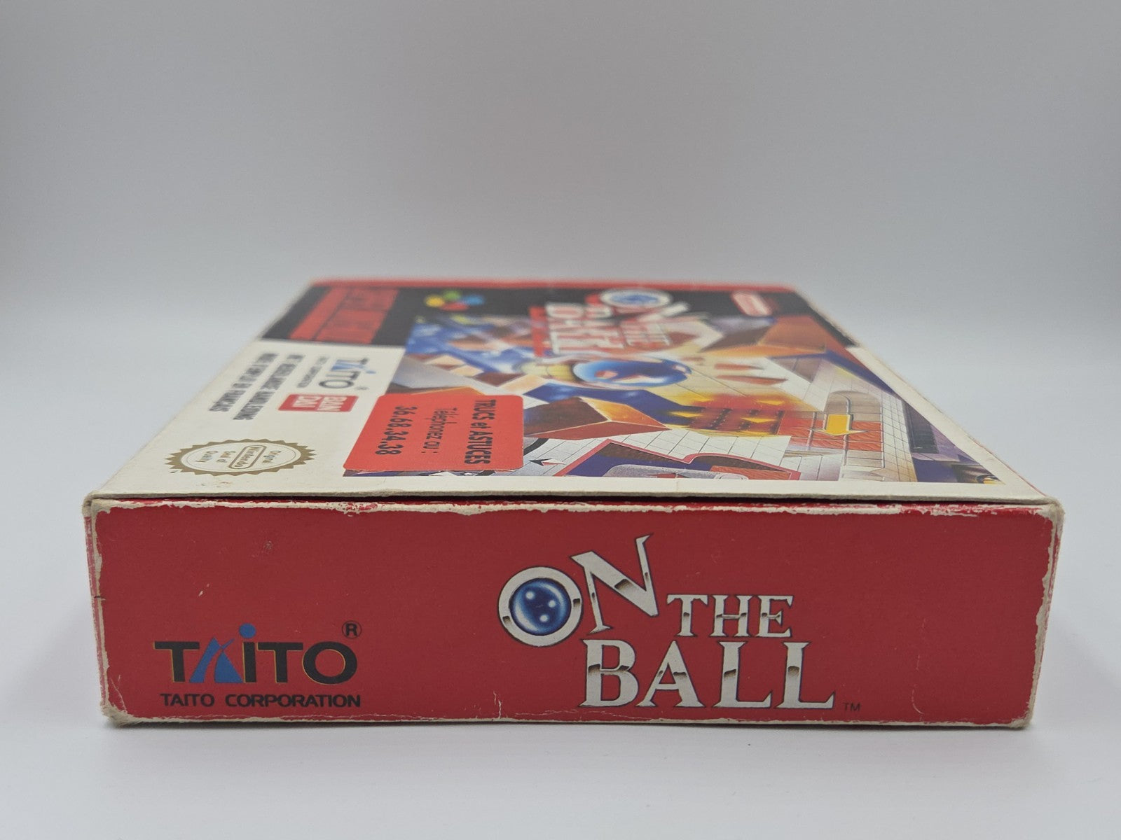 SNES Super Nintendo On The Ball mit OVP und Anleitung FAH