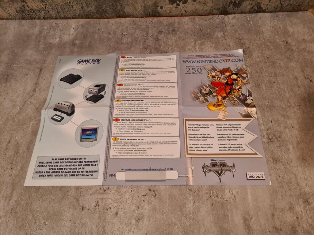Gameboy Advance Kingdom Hearts Chain of Memories mit OVP und Anleitung EUR - T-Retro-Games 