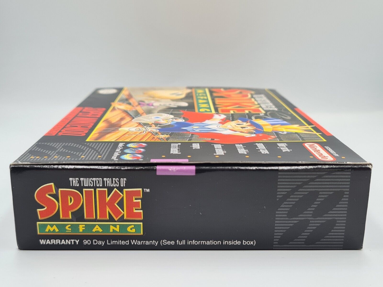 SNES Super Nintendo The Twisted Tales of Spike Mcfang + OVP + Anleitung NTSC-USA - T-Retro-Games 