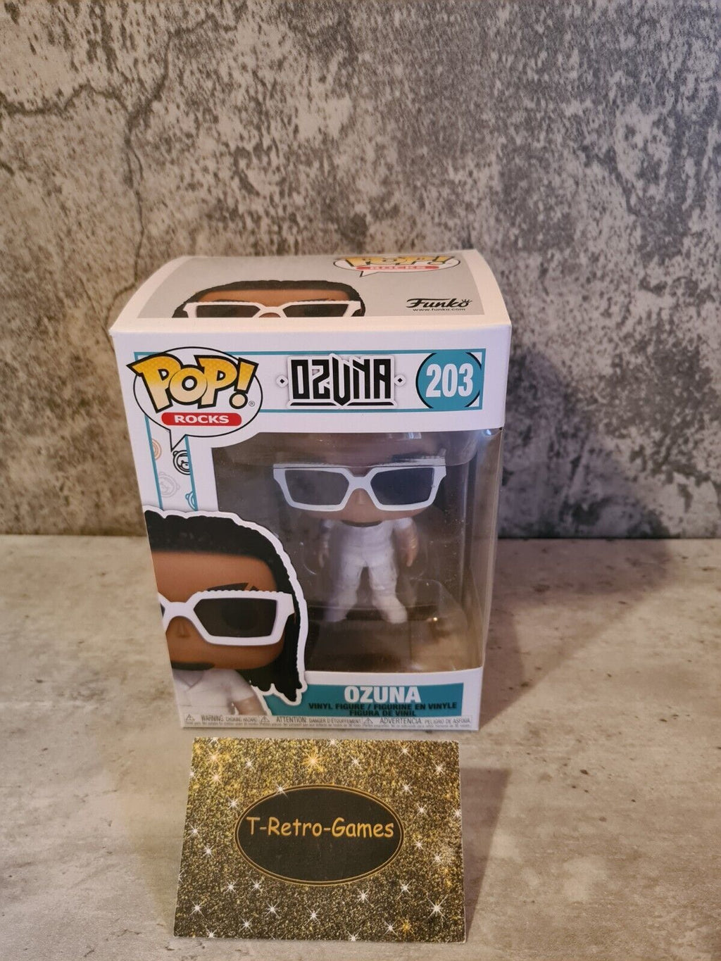 Funko Pop Rocks 203 Ozuna Neu New Unused - T-Retro-Games 