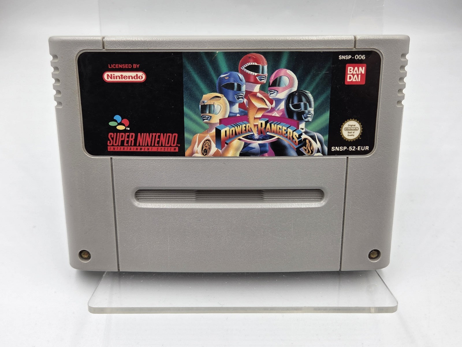 SNES Super Nintendo Power Rangers Modul EUR