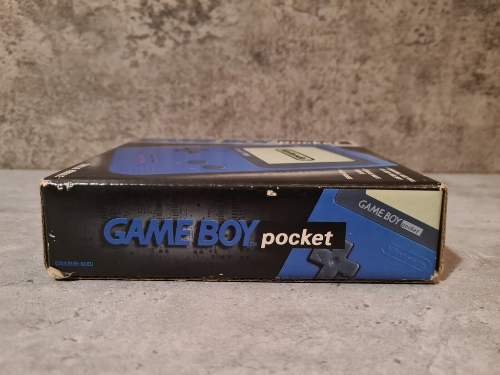 Game Boy Pocket OVP Console Konsole FAH Blau Blue - T-Retro-Games 