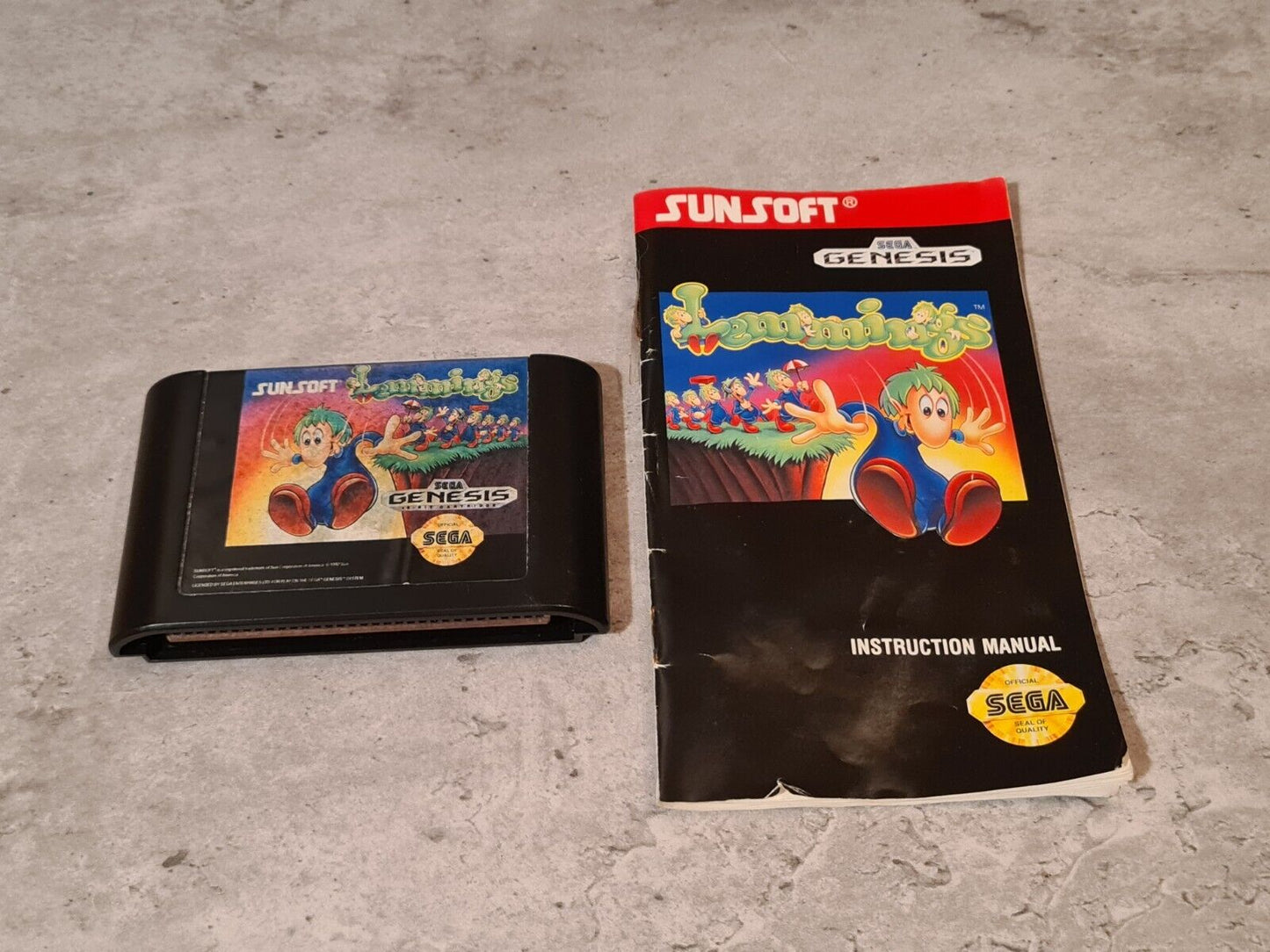 Sega Genesis Lemmings mit OVP und Anleitung USA - T-Retro-Games 