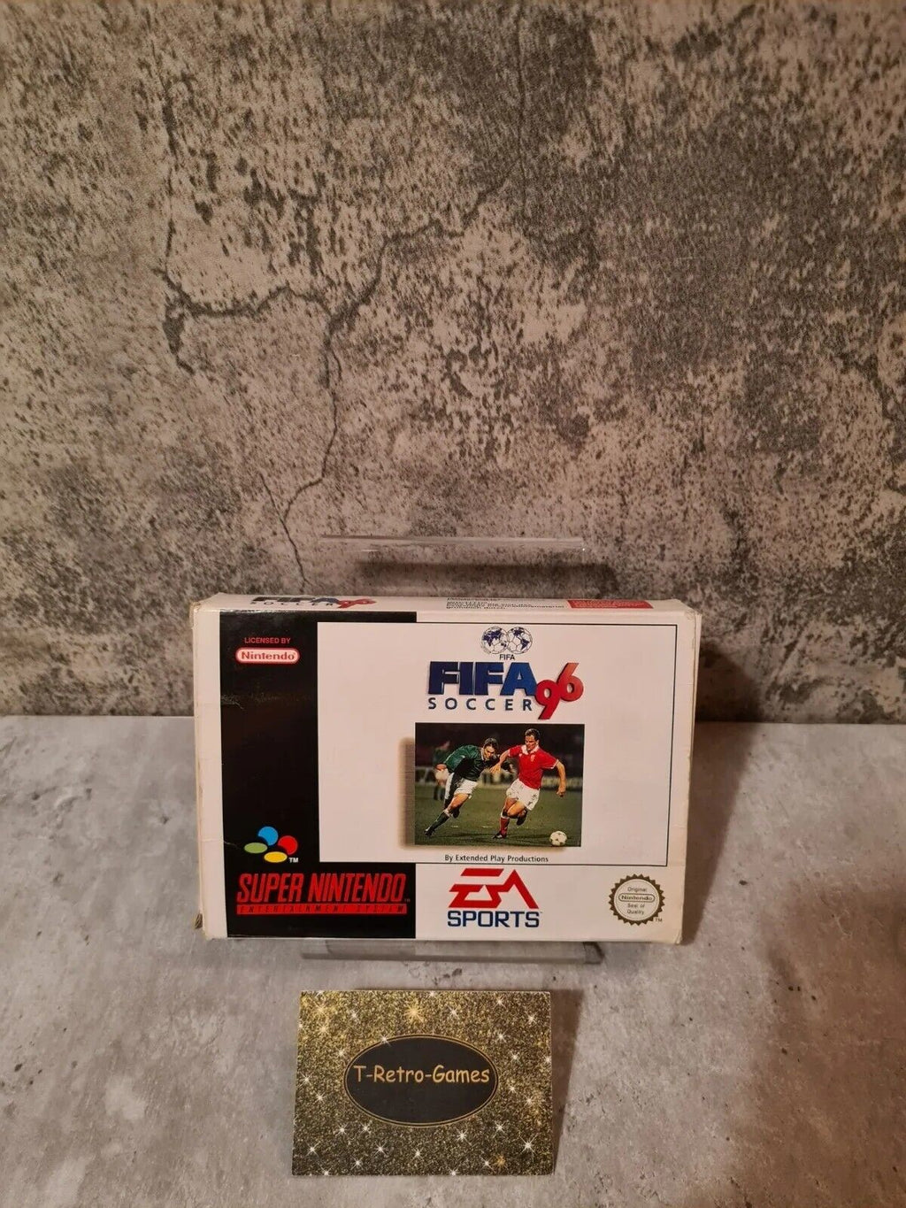 SNES Super Nintendo Fifa Soccer 96 mit OVP und Anleitung EUR - T-Retro-Games 