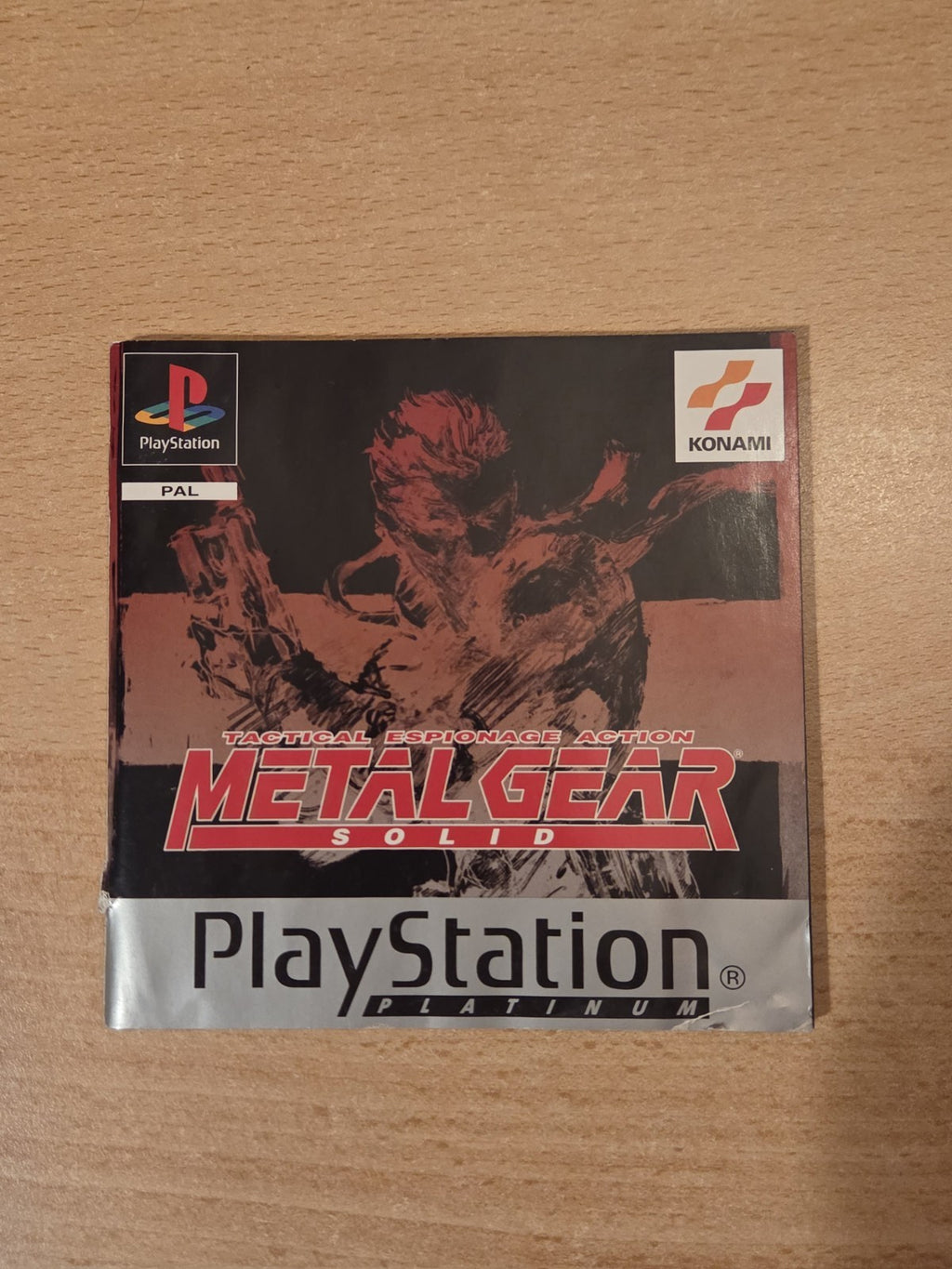 PlayStation 1 PS1 Metal Gear Solid Spielanleitung Instruction Booklet
