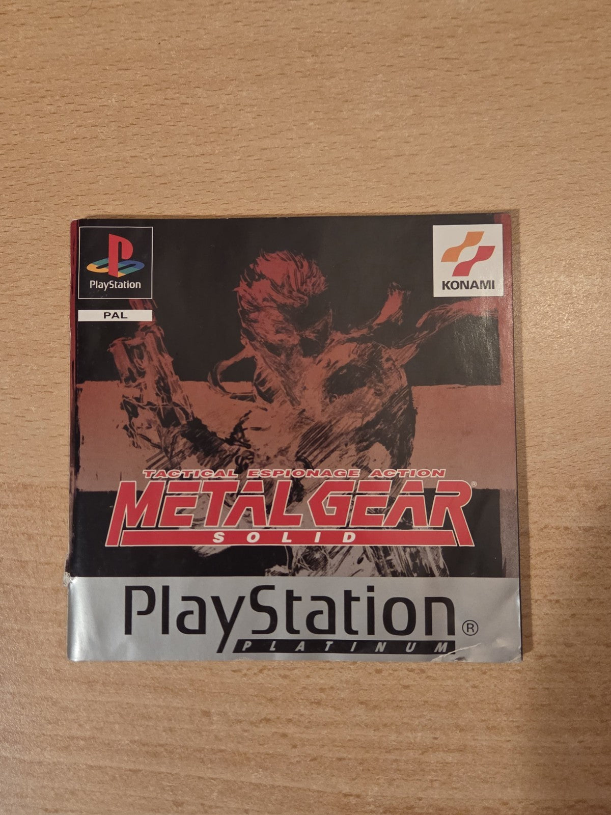 PlayStation 1 PS1 Metal Gear Solid Spielanleitung Instruction Booklet