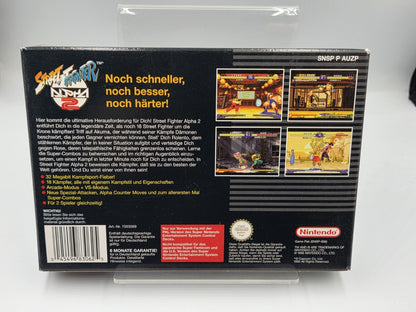 SNES Super Nintendo Street Fighter Alpha 2 II mit OVP und Anleitung NOE