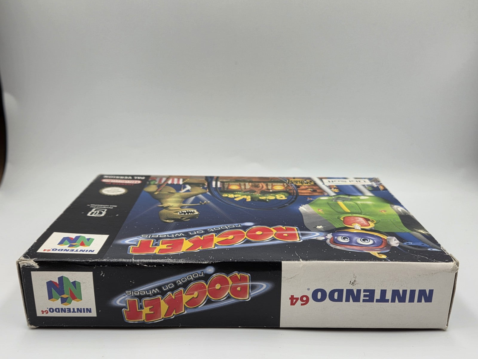 N64 Nintendo 64 Rocket Robot On Wheels mit OVP und Anleitung EUR