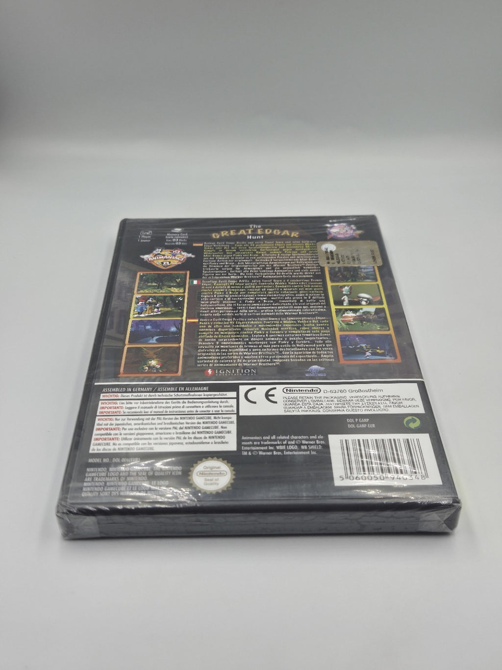 Nintendo GameCube Spiel Animaniacs The Great Edgar Hunt EUR Sealed Neu NEW
