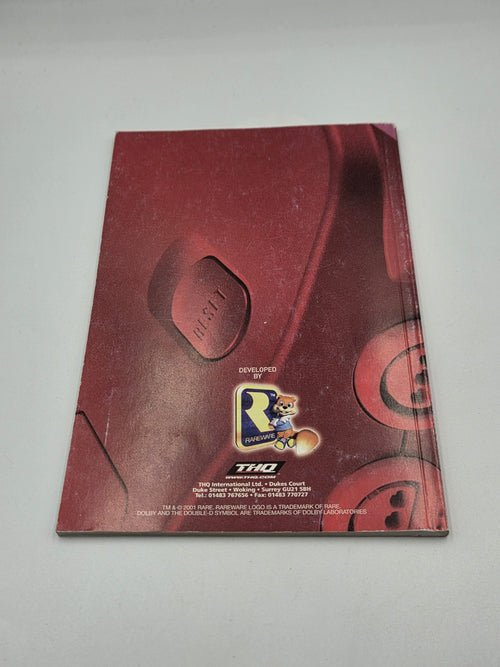 N64 Nintendo 64 Conker's Bad Fur Day Instruction Booklet EUR