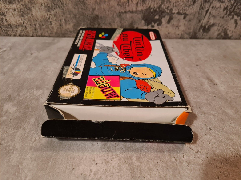 SNES Super Nintendo TinTin au Tibet mit OVP und Anleitung FAH - T-Retro-Games 
