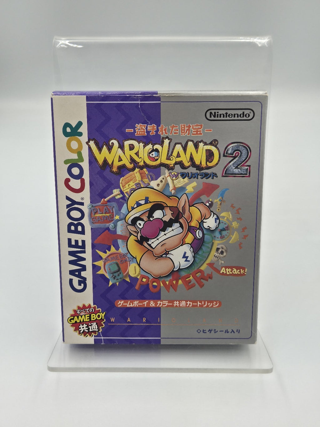 Game Boy Color Spiel Wario Land 2 mit OVP und Anleitung Japan