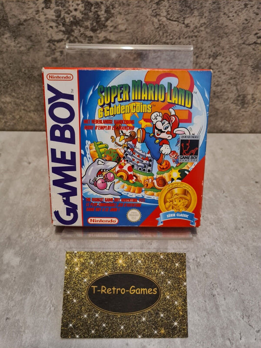 Nintendo Gameboy Super Mario Land 2 : 6 Golden Coins mit OVP und Anleitung FAH - T-Retro-Games 
