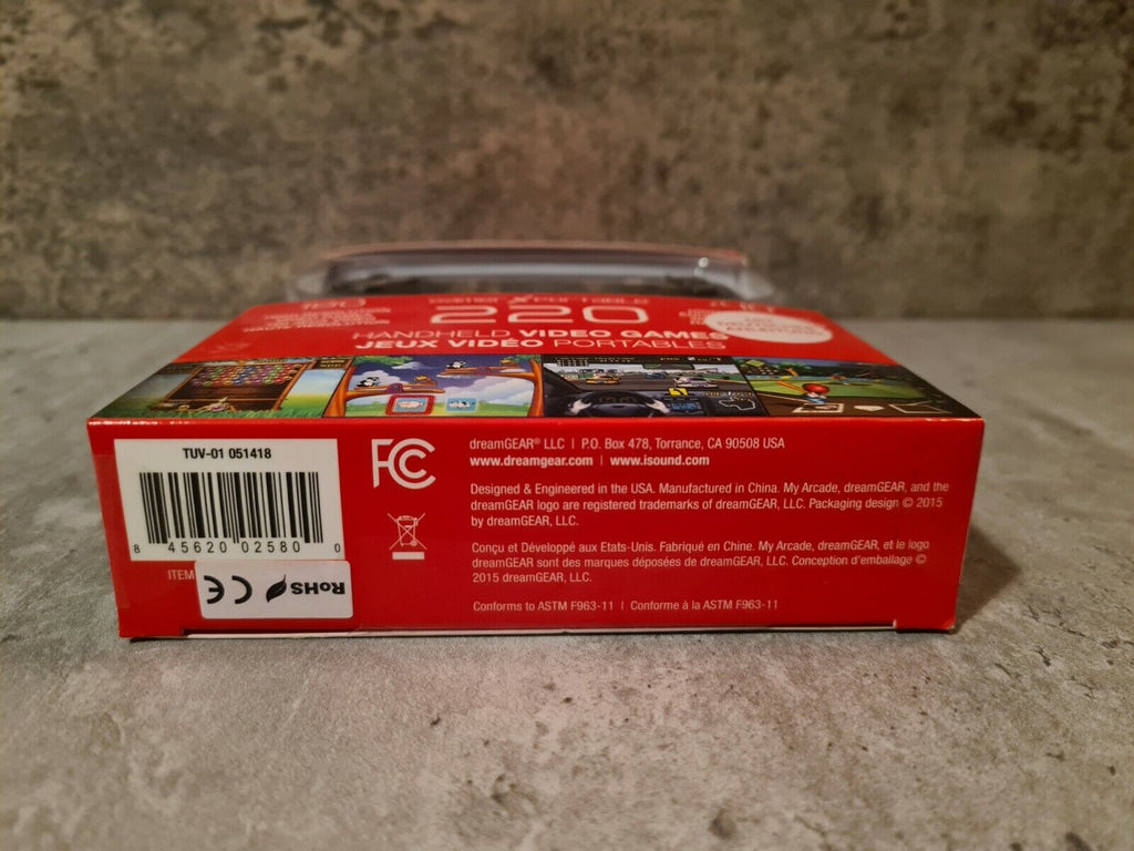 DreamGear 220 Handheld Video Games Neu - T-Retro-Games 