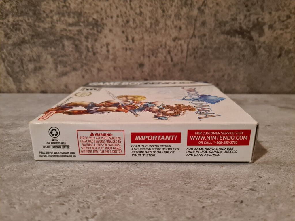Gameboy Advance Sword of Mana USA Leer OVP Empty Box - T-Retro-Games 