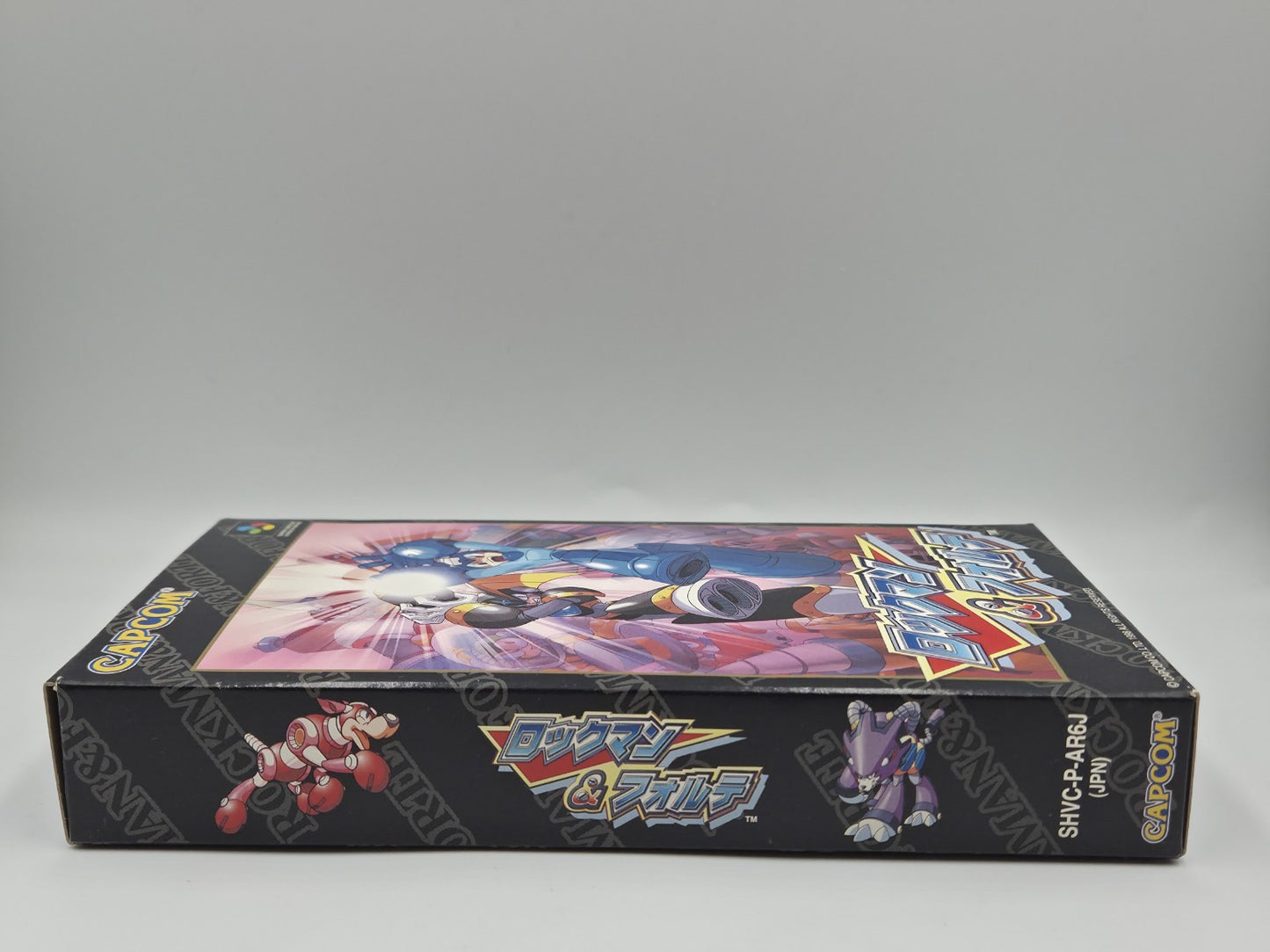 SFC Super Famicom Rockman & Forte Mega Man & Bass mit OVP und Anleitung Japan