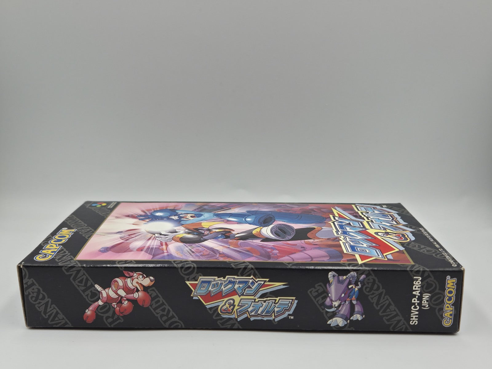 SFC Super Famicom Rockman & Forte Mega Man & Bass mit OVP und Anleitung Japan
