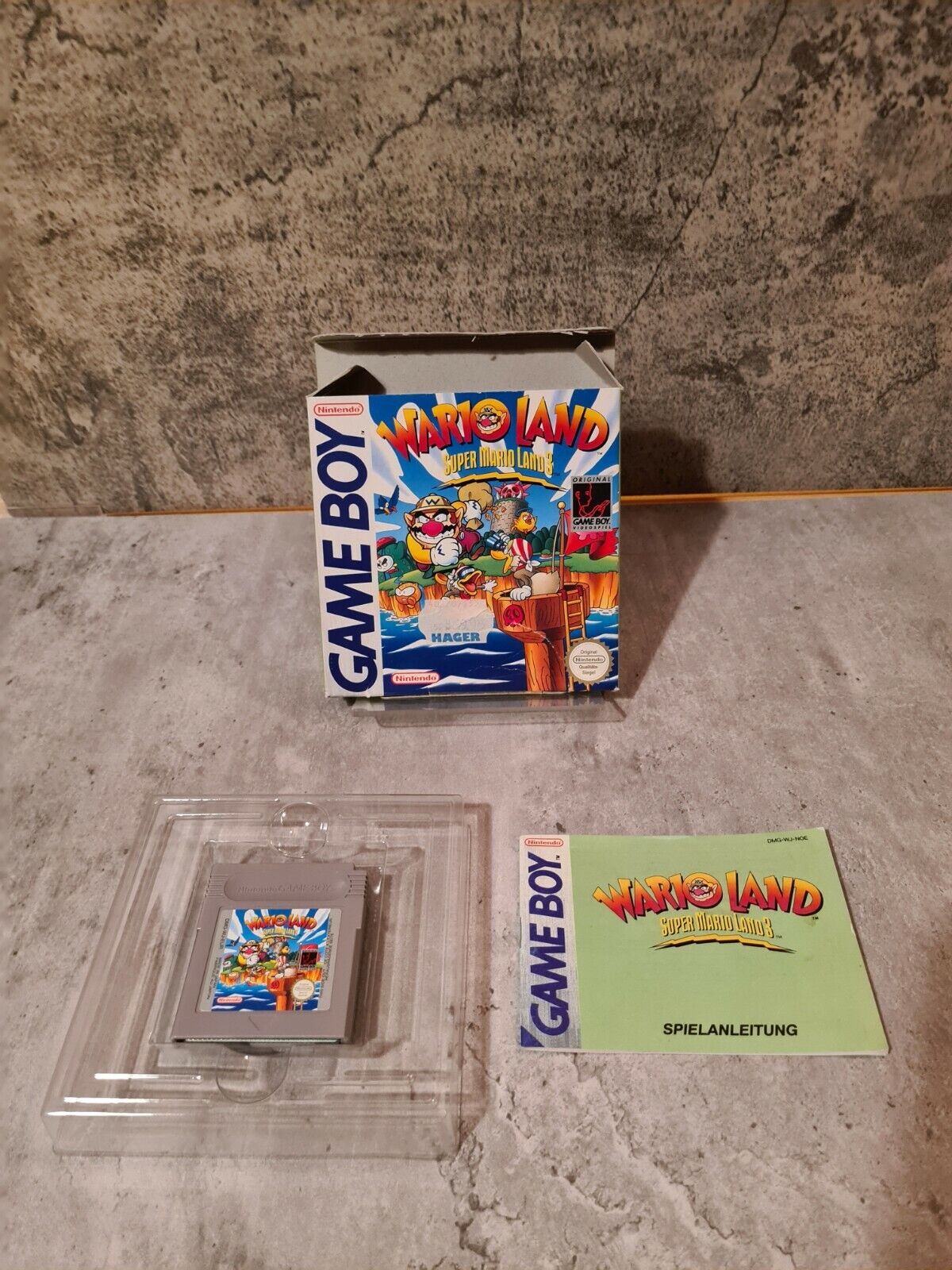 Nintendo Game Boy Wario Land Super Mario Land 3 mit OVP und Anleitung NOE - T-Retro-Games 