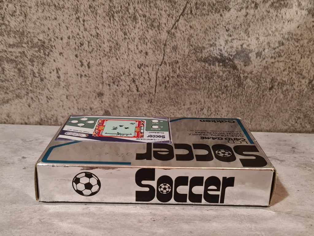 LCD Card Game Soccer Gakken OVP - T-Retro-Games 