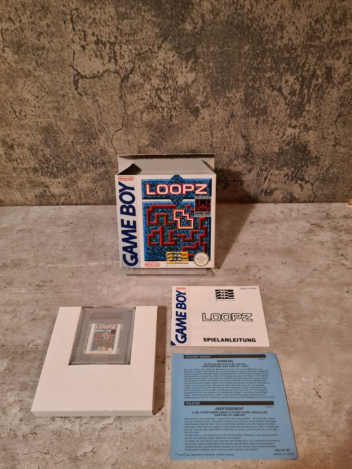 Nintendo Game Boy Classic Loopz mit OVP und Anleitung NOE - T-Retro-Games 