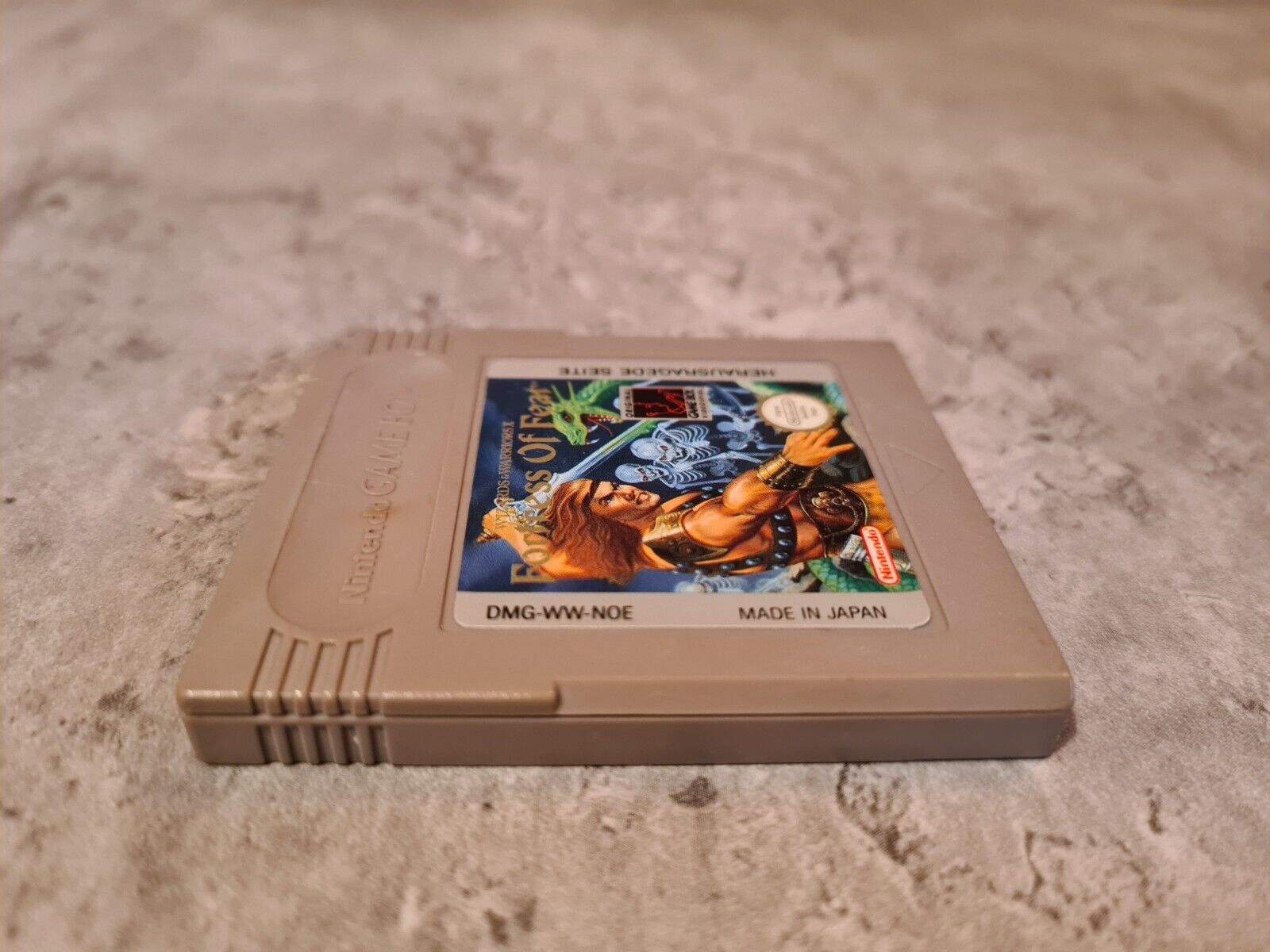 Nintendo Gameboy Classic Spiel Fortress of Fear Modul NOE - T-Retro-Games 