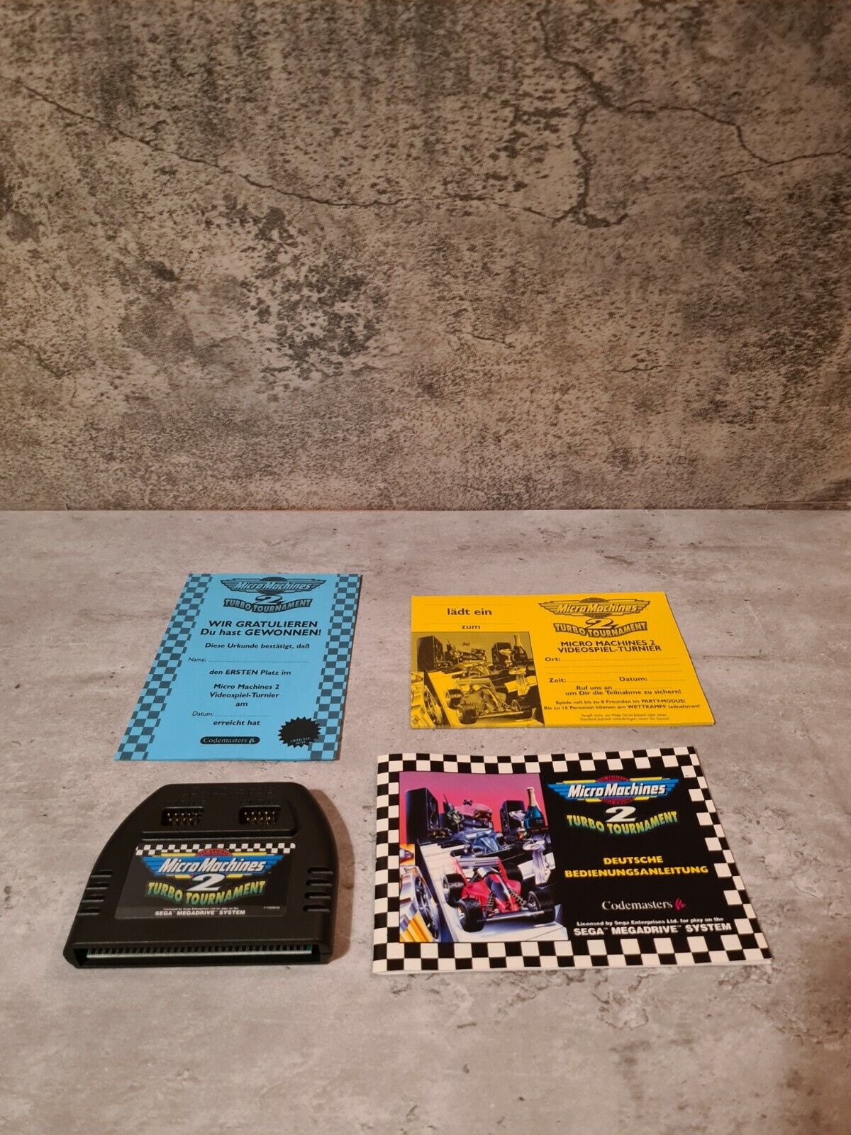 Sega Mega Drive Micro Machines 2 Turbo Tournament mit OVP und Anleitung Deutsch - T-Retro-Games 