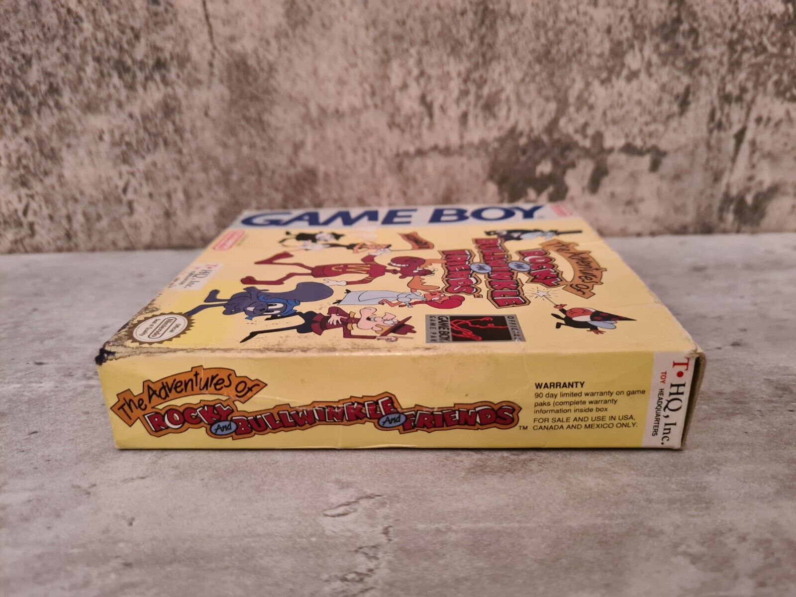 Game Boy Classic The Adventures of Rocky and Bullwinkle mit OVP+Anleitung USA - T-Retro-Games 