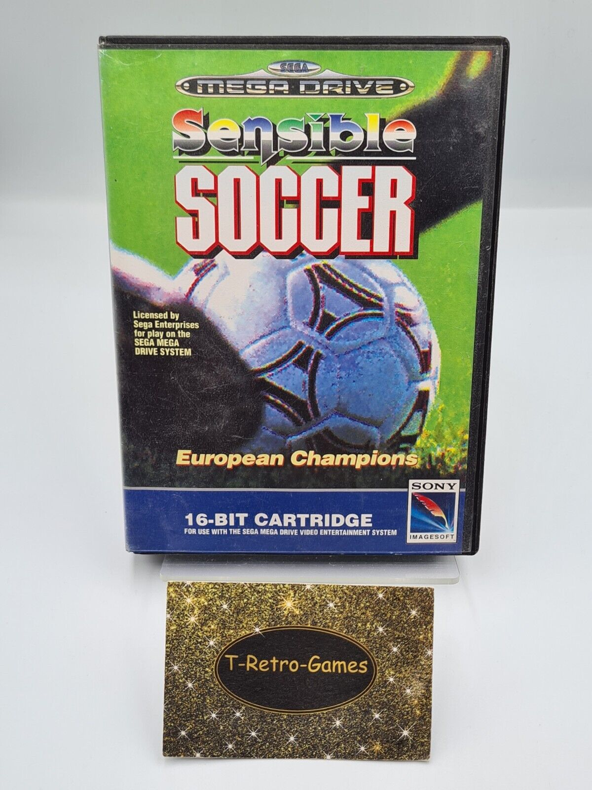 Sega Mega Drive Spiel Sensible Soccer mit OVP und Anleitung Multi Language - T-Retro-Games 