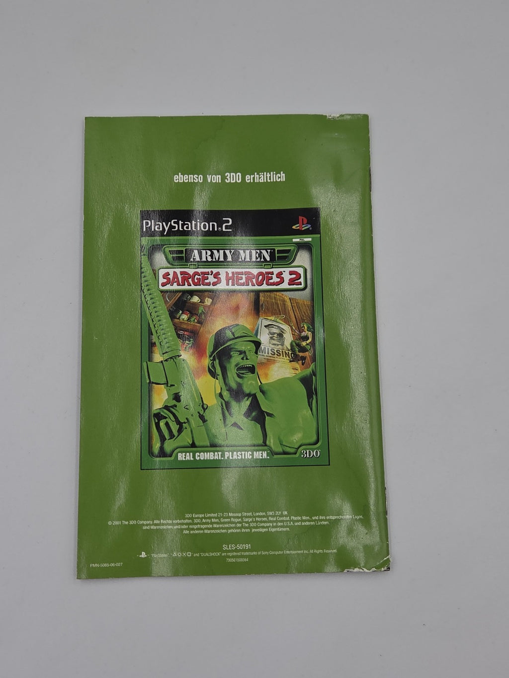 PS2 Playstation 2 Spiel Army Men Green Rogue mit OVP und Anleitung Deutsch