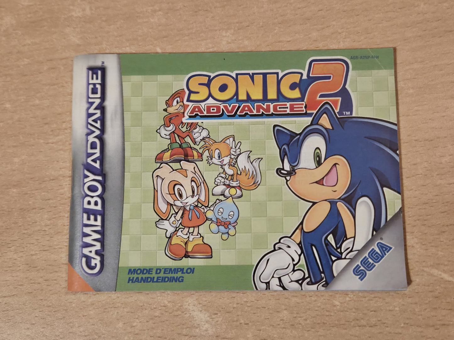 Nintendo Game Boy Advance Sonic Advance 2 Spielanleitung FAH
