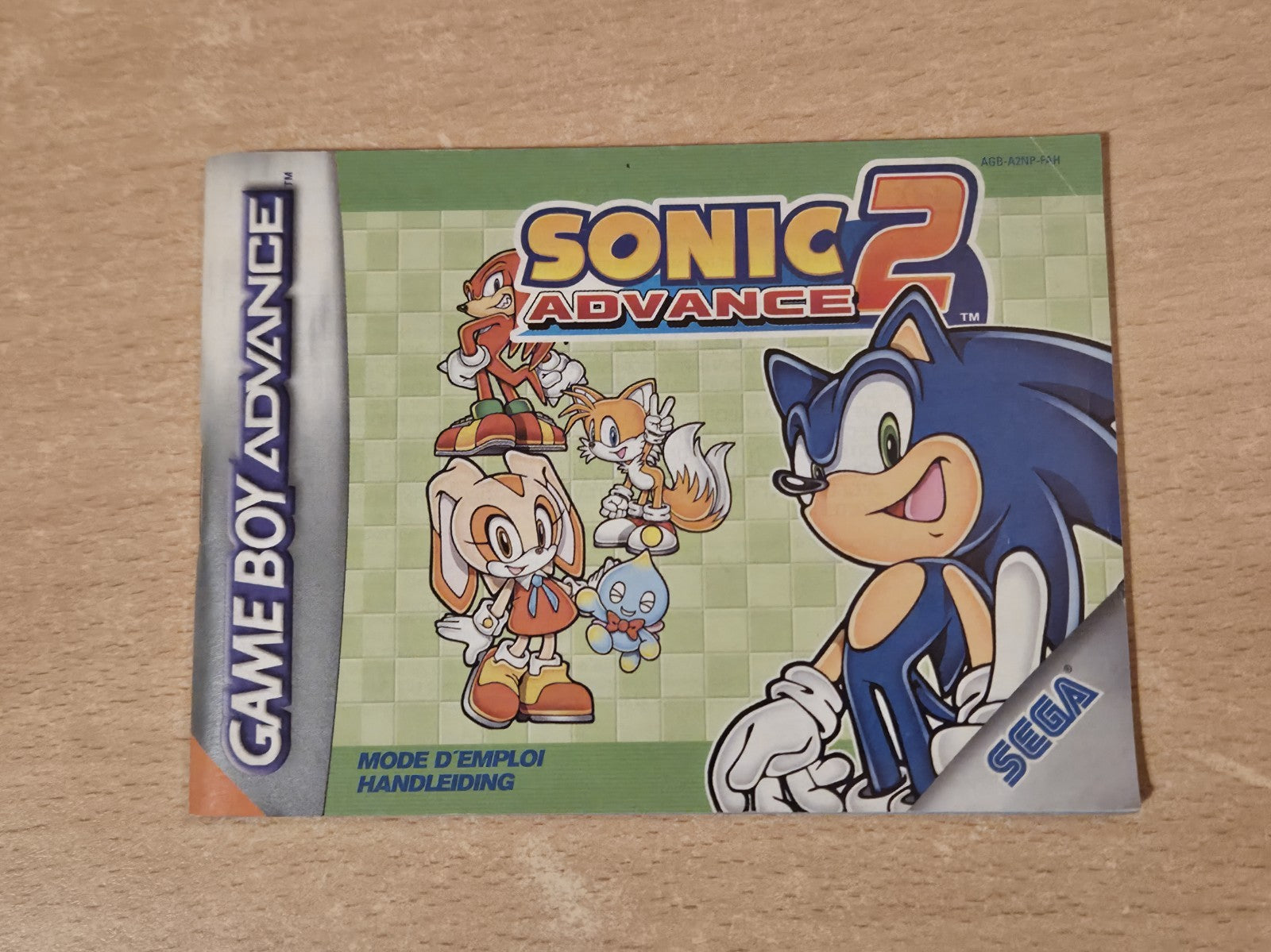 Nintendo Game Boy Advance Sonic Advance 2 Spielanleitung FAH