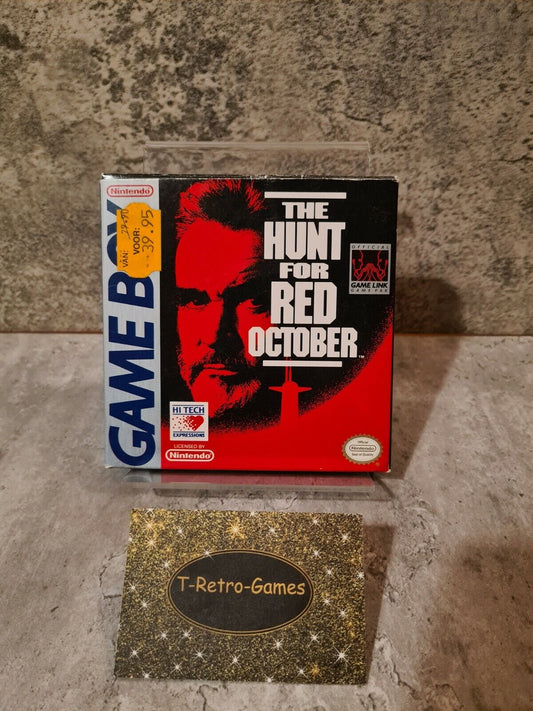 Nintendo Game Boy Classic The Hunt for Red October mit OVP und Anleitung USA - T-Retro-Games 