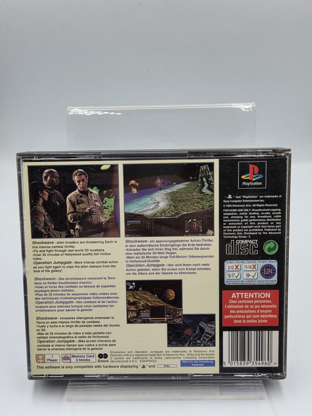 PS1 Playstation 1 Shockwave Assault mit OVP und Anleitung Multilingual 2 Discs - T-Retro-Games 