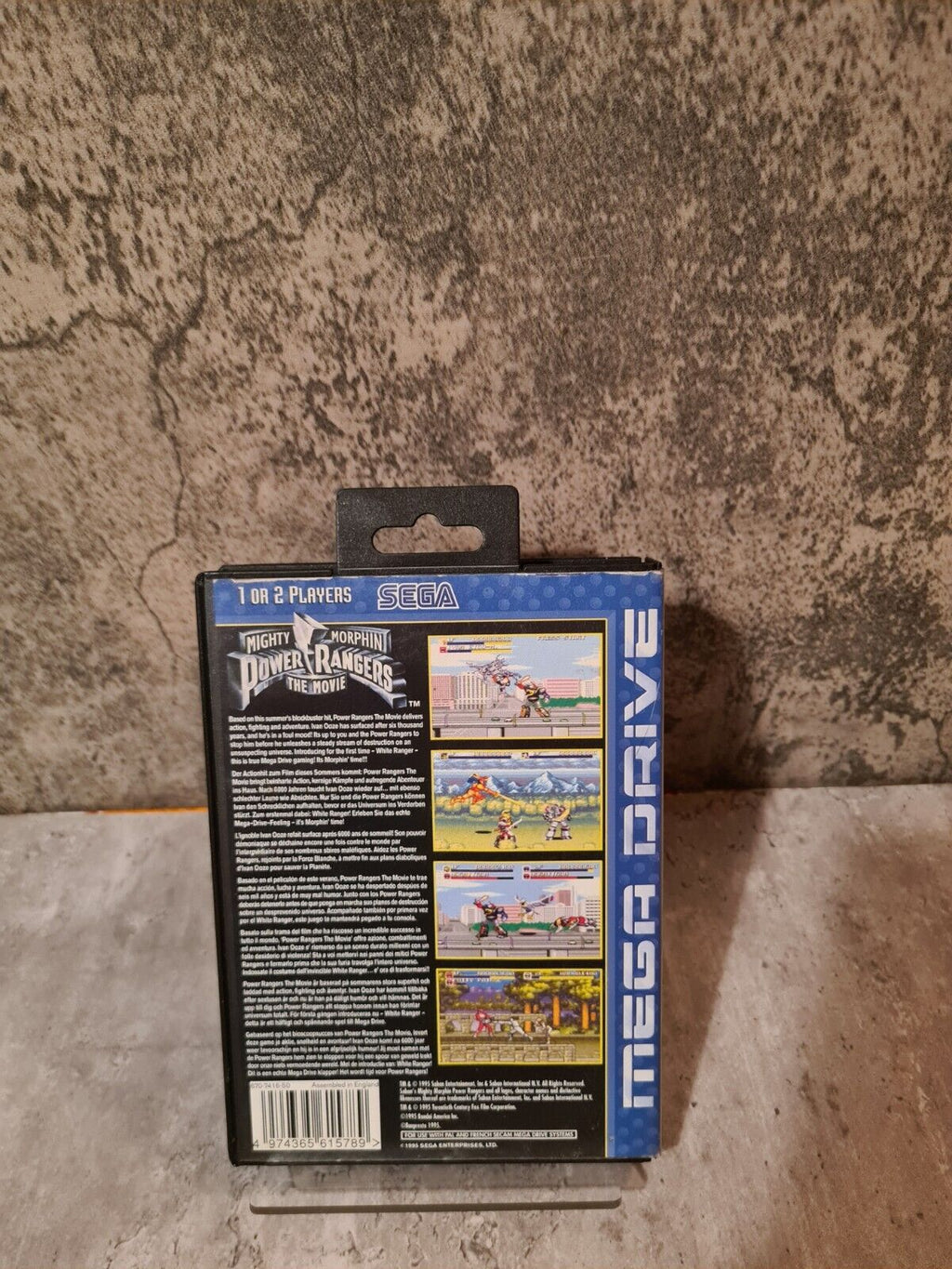 Sega Mega Drive Mighty Morphin Power Rangers The Movie mit OVP und Anleitung - T-Retro-Games 