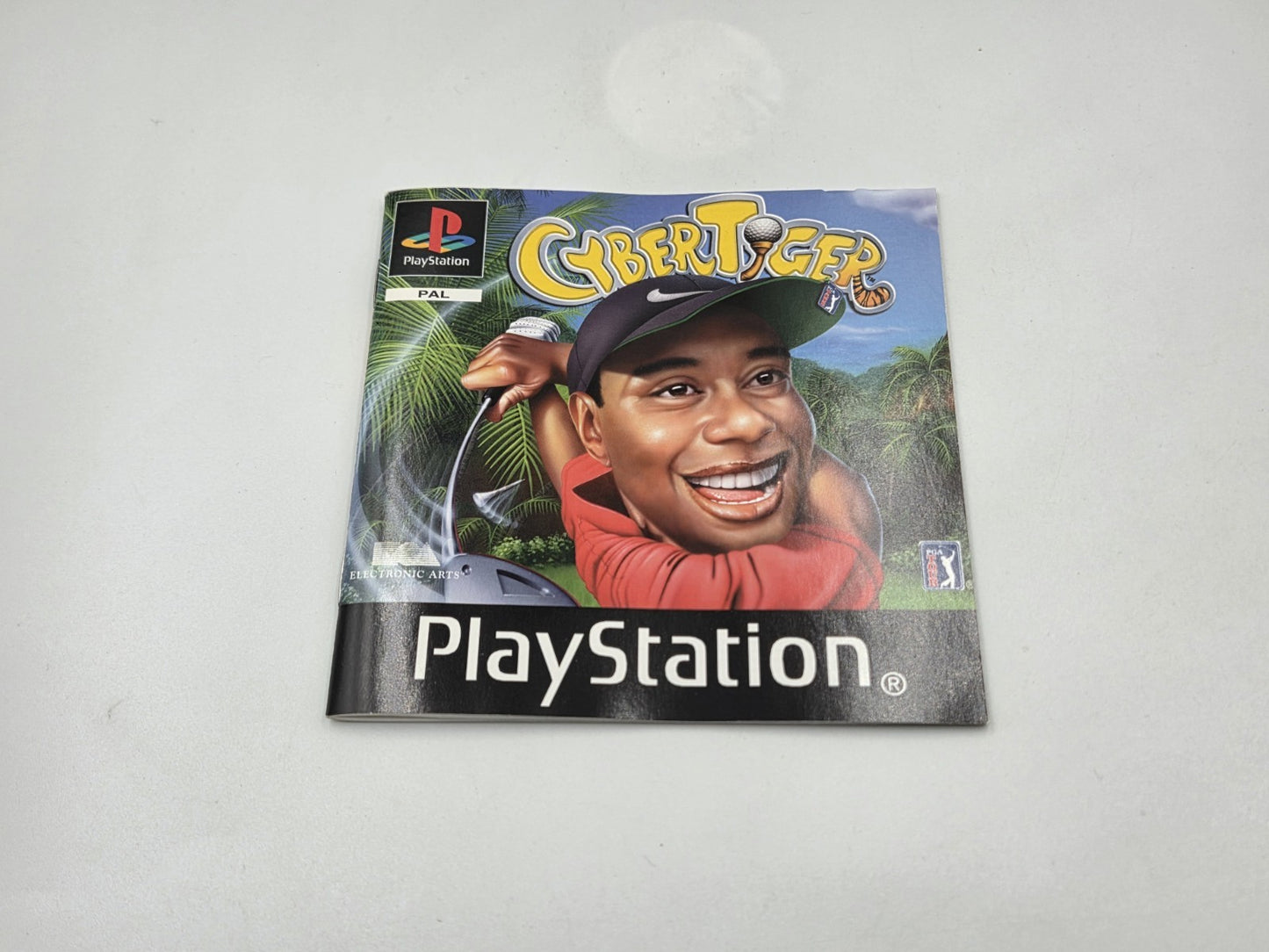 PS1 Playstation 1 CyberTiger mit OVP und Anleitung Deutsch