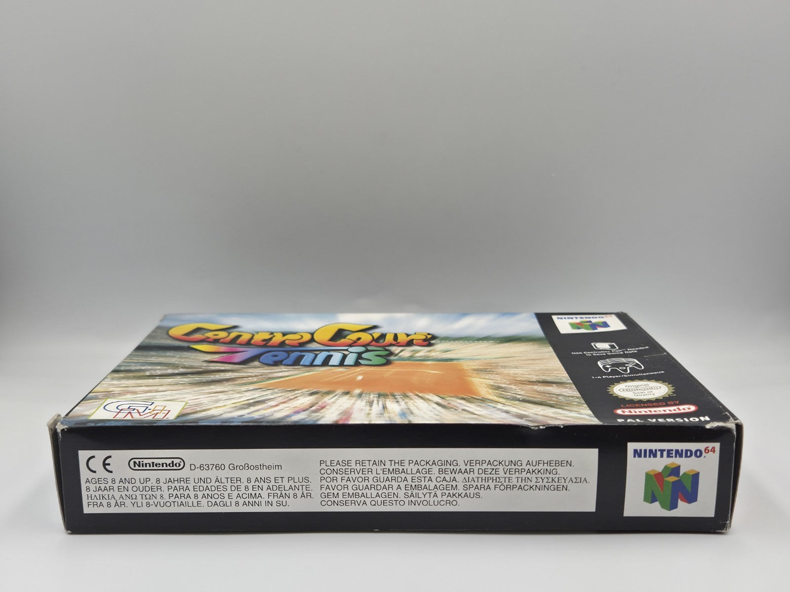 N64 Nintendo 64 Spiel Centre Court Tennis mit OVP und Anleitung EUR