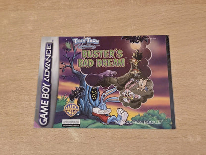 Game Boy Advance Tiny Toon Adventures Buster's Bad Dream Spielanleitung EUR