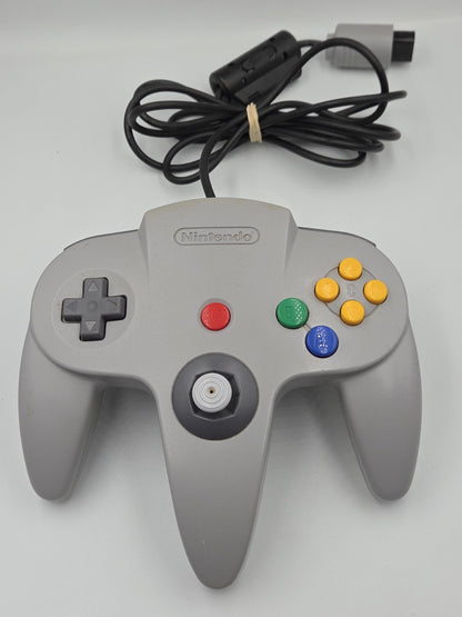 N64 Nintendo 64 Controller Joystick Grau Grey OVP EUR