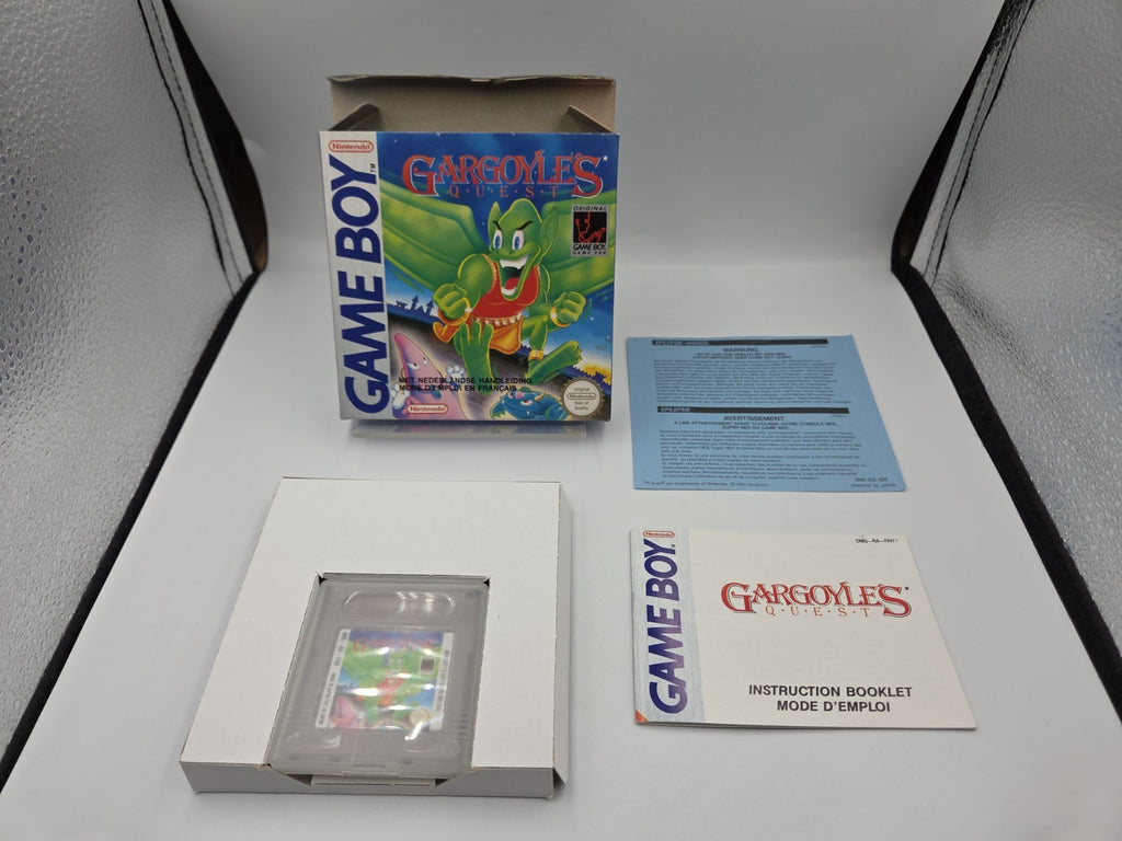 Nintendo Game Boy Classic Spiel Gargoyles Quest mit OVP und Anleitung FAH