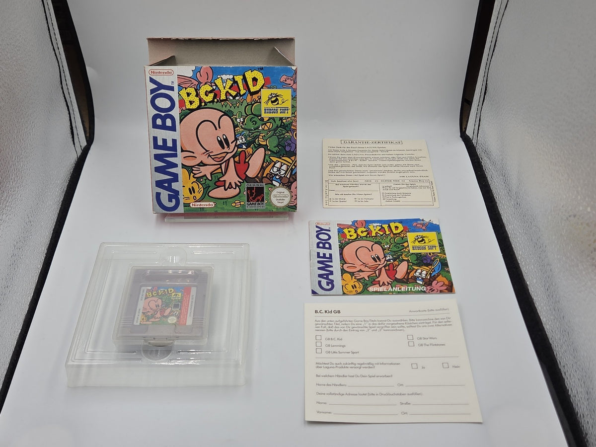 Nintendo Game Boy Classic Spiel B.C. Kid mit OVP und Anleitung NOE