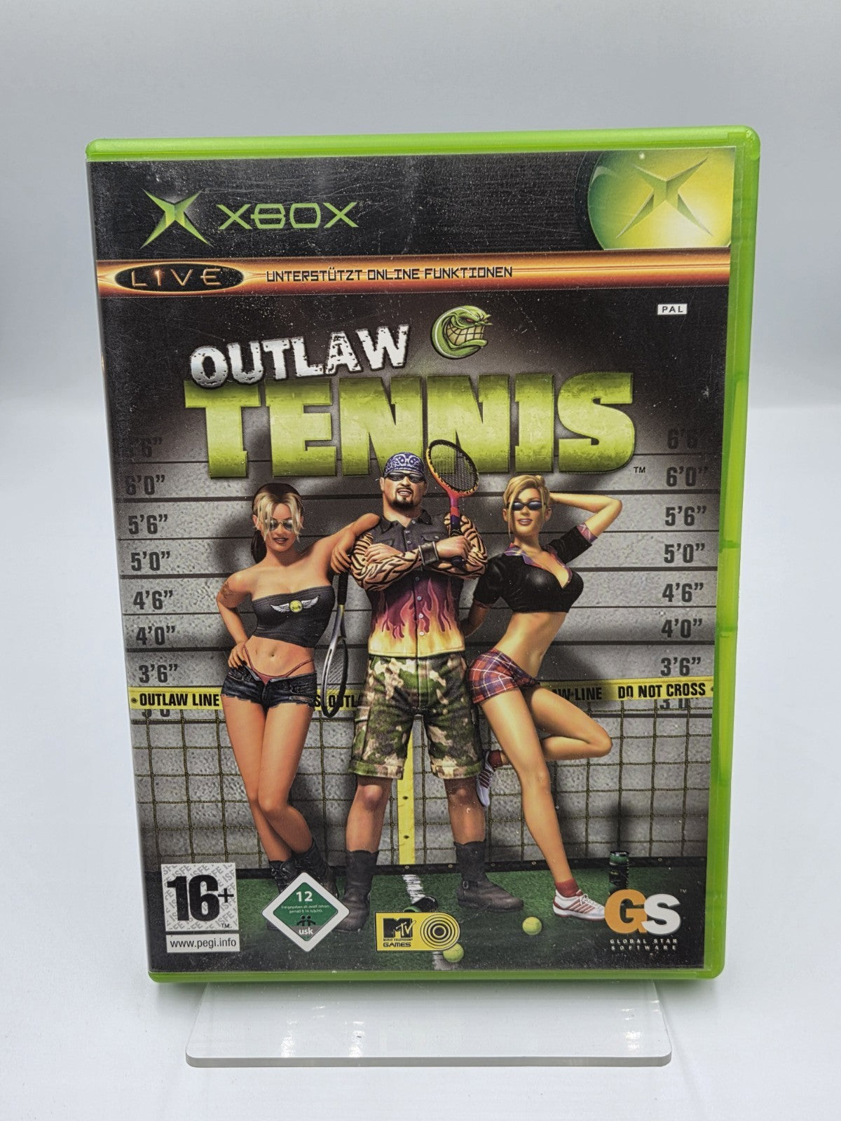 XBOX Spiel Outlaw Tennis mit OVP und Anleitung Deutsch - T-Retro-Games 